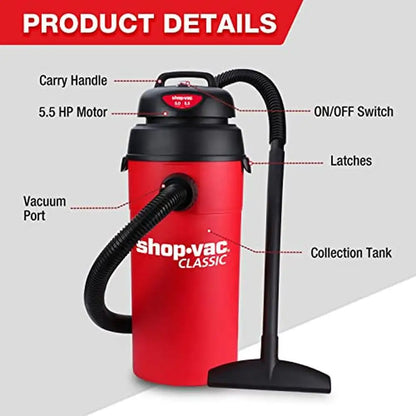 Shop Vac with Extra Long Hose